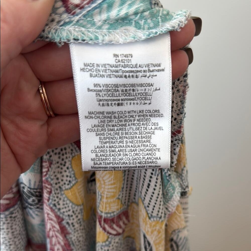 Bcbgeneration Multicolored Faux Wrap Pull On A-Li… - image 7